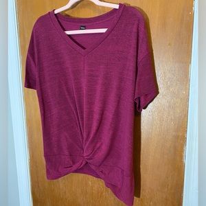 Shein Purple Maroon Blouse